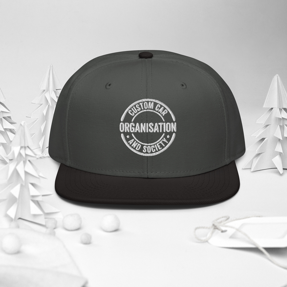 Custom Car and Society Organisation Snapback — front
